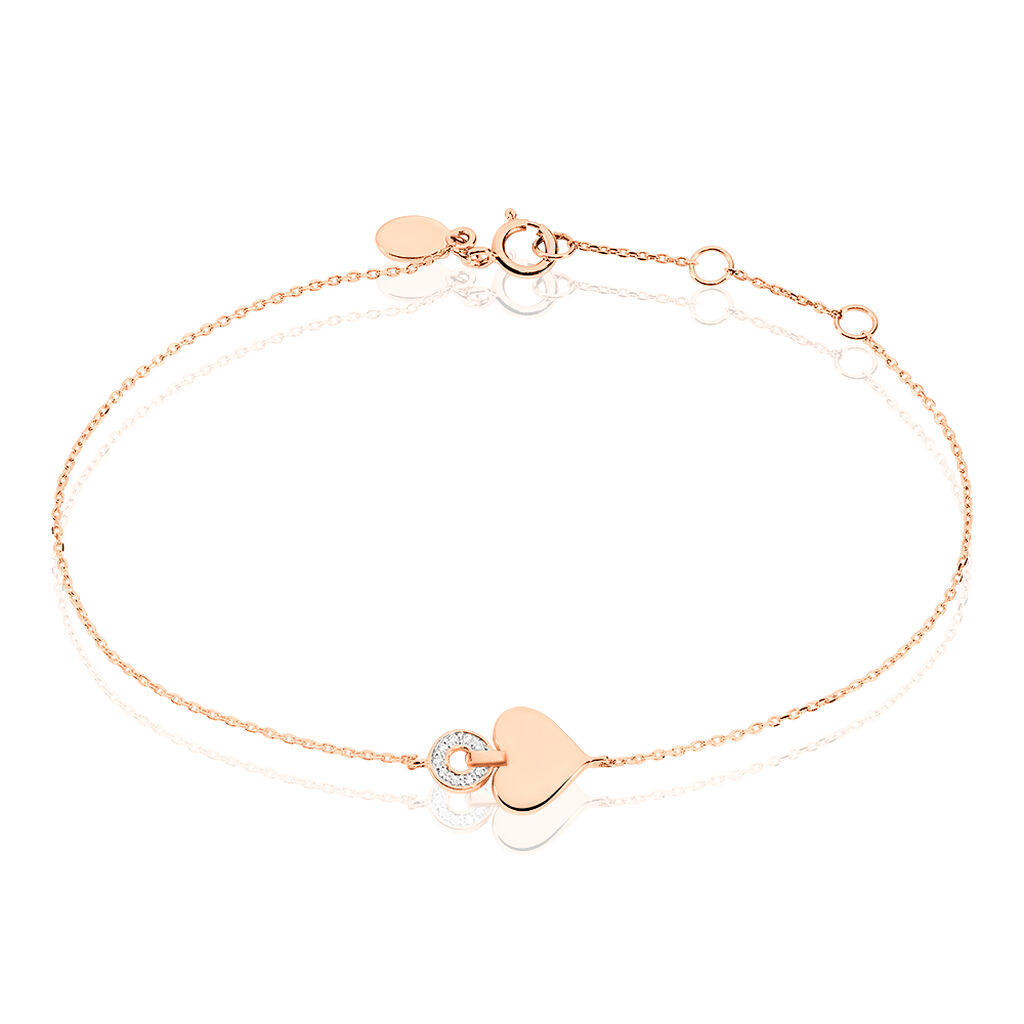 Bracelet Or Rose Loreen Diamants - Spannringe Damen | OROVIVO