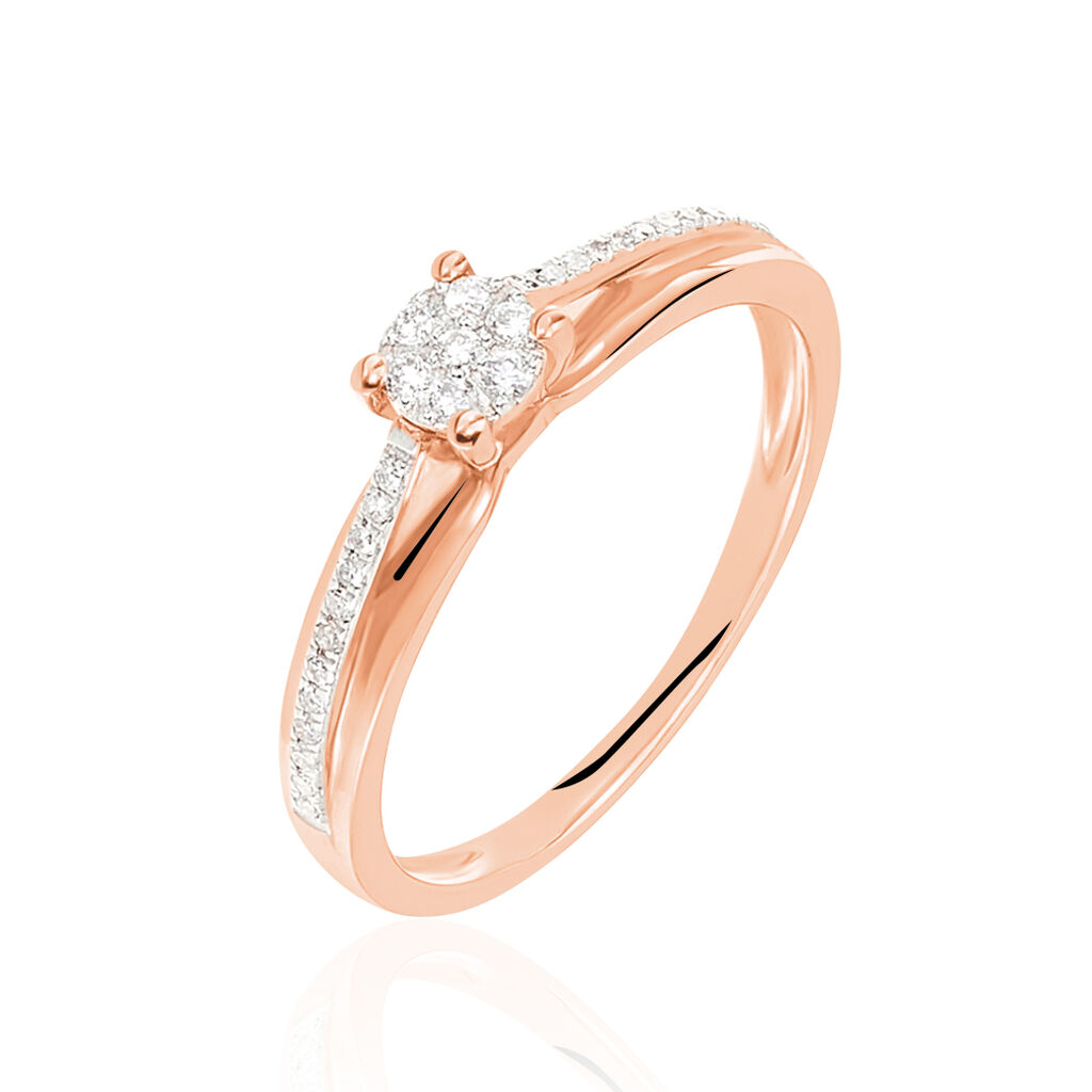Bague Kate Or Rose Diamant - Spannringe Damen | OROVIVO