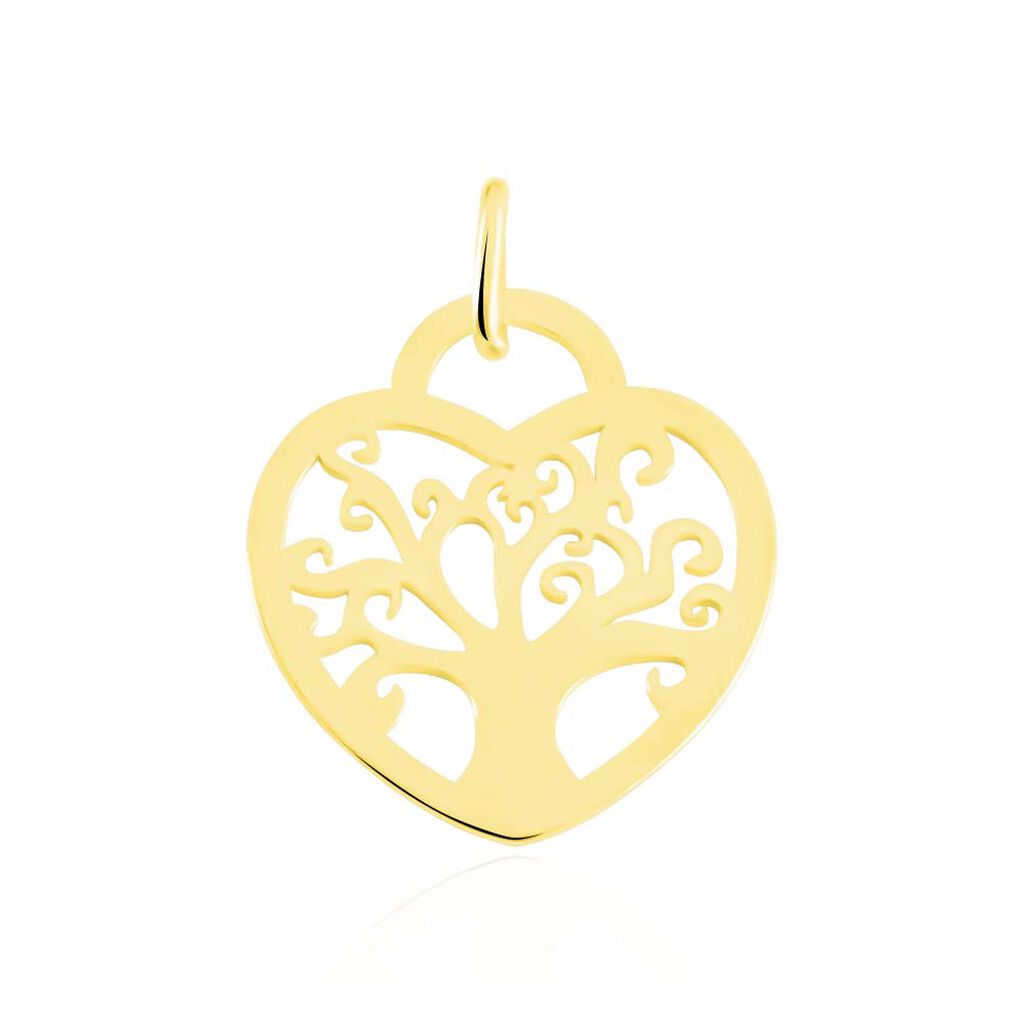 EDE LEBENSBAUM 4 Damen Anhänger Gold 375 (9 Karat) Lebensbaum, Anhänger ohne Stein