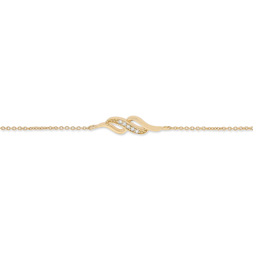 Damen Armband Vergoldet Zirkonia Spiralförmig Ishaae - Armbänder mit Anhänger Damen | OROVIVO