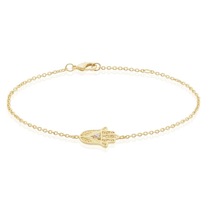 Bracciale Golden Dream Placcato Oro Giallo Cubic Zirconia - Spannringe Damen | OROVIVO