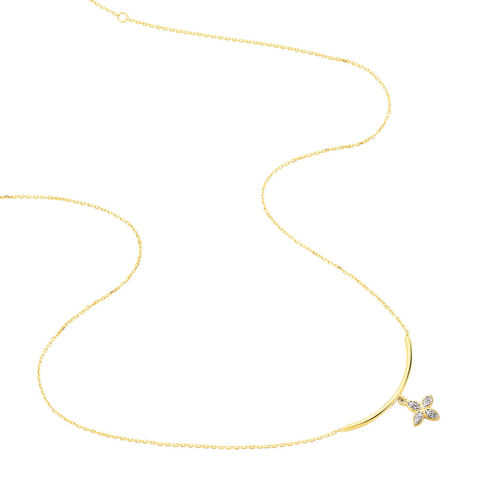 Collier Or Jaune Anabela Diamants - Spannringe Damen | OROVIVO
