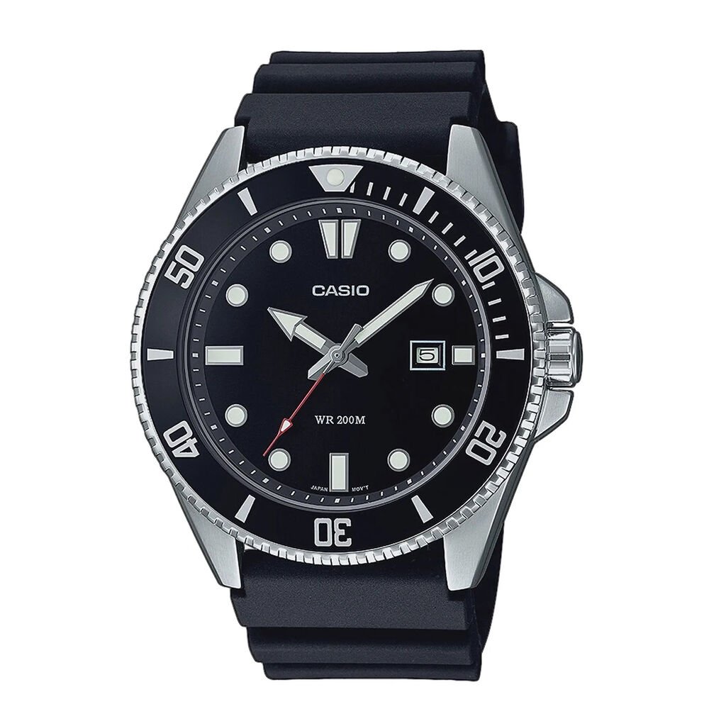 CASIO COLLECTION Unisexuhr MDV-107D-1A1VEF Quarz, Uhr ohne Stein