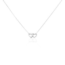 Damen Halskette Silber 925 Zirkonia - Herzketten Damen | OROVIVO