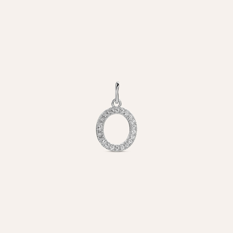 Pendente Poème Oro Bianco Cubic Zirconia - Spannringe Damen | OROVIVO