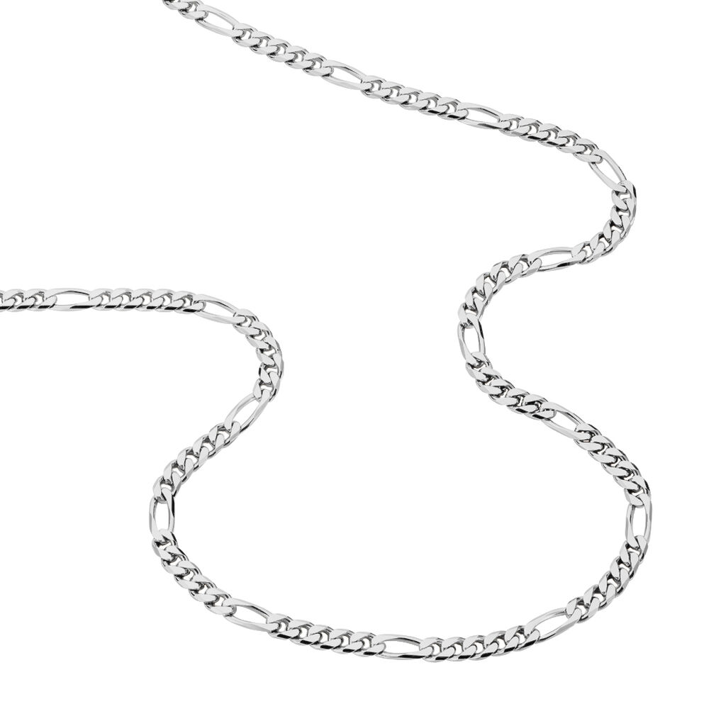 Unisex Figarokette Silber 925  - Halsketten Herren | OROVIVO