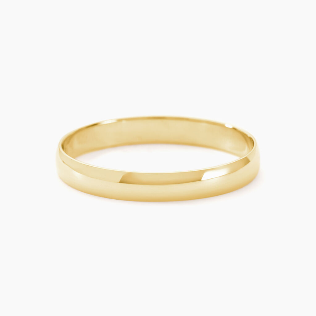 Alliance Meredithe Demi Jonc Classique Or Jaune - Spannringe Familie | OROVIVO