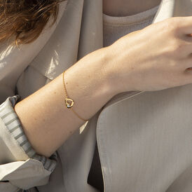 Damenarmband Silber 925 Vergoldet Diamant Herz - Armbänder Damen | OROVIVO