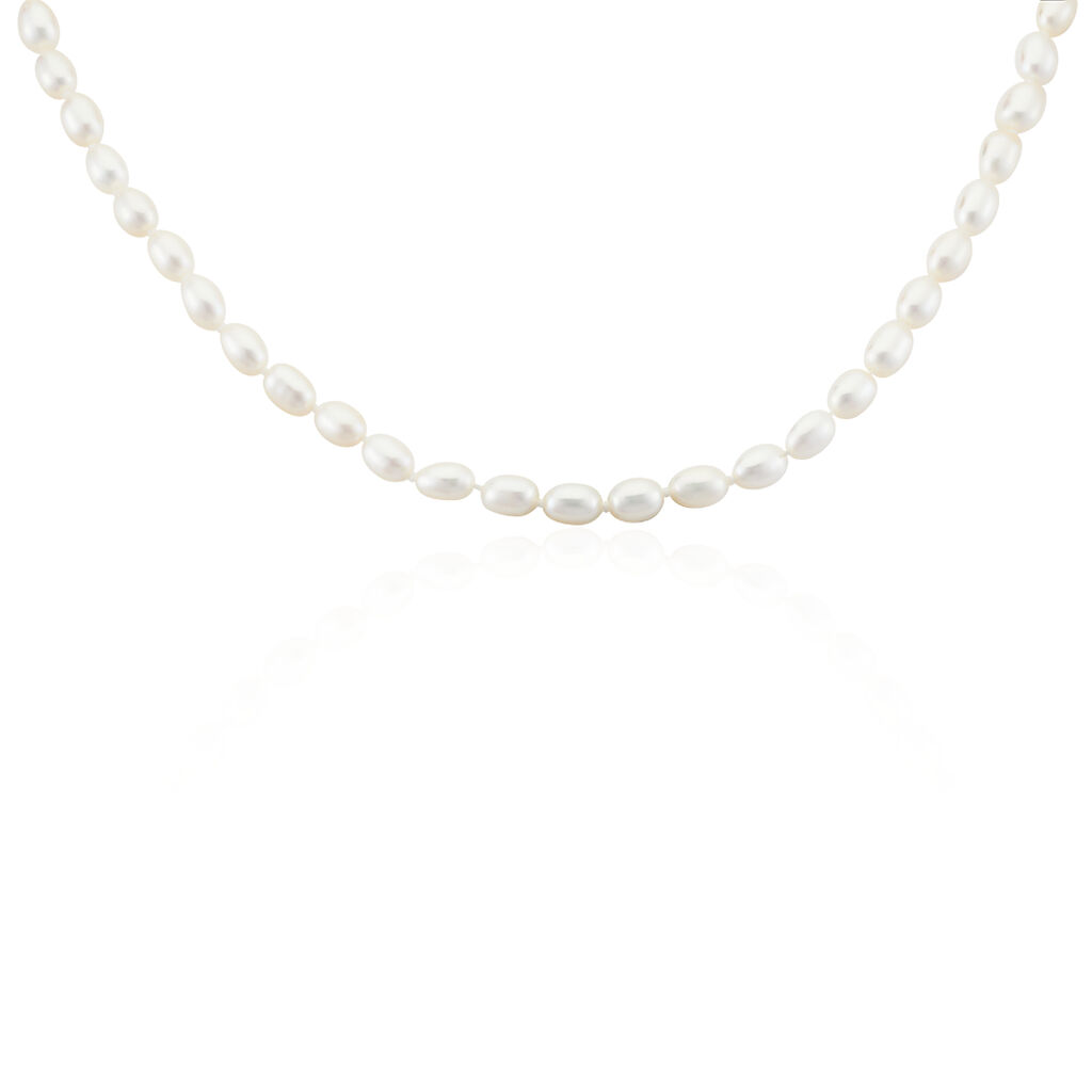 Collier Madlyn Or Jaune Perle De Culture - Spannringe Damen | OROVIVO