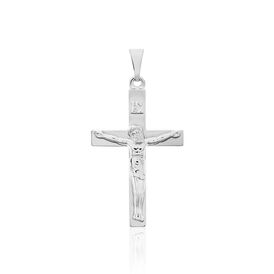 Kreuz Anhänger Silber 925 Jesus Christus Elisa - Kreuzanhänger Unisex | OROVIVO