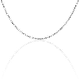 Damen Figarokette Silber 925 42cm - Ketten ohne Anhänger Damen | OROVIVO
