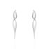 Damen Ohrringe Lang Silber 925 Tropfen