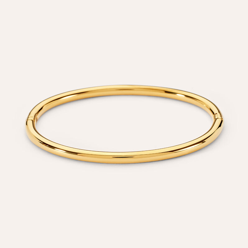 Bangle Radiance Acciaio Dorato - Spannringe Damen | OROVIVO