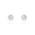 FROSTY Damen Ohrstecker Silber 925 Perlmutt Perlmutt Schneeflocke