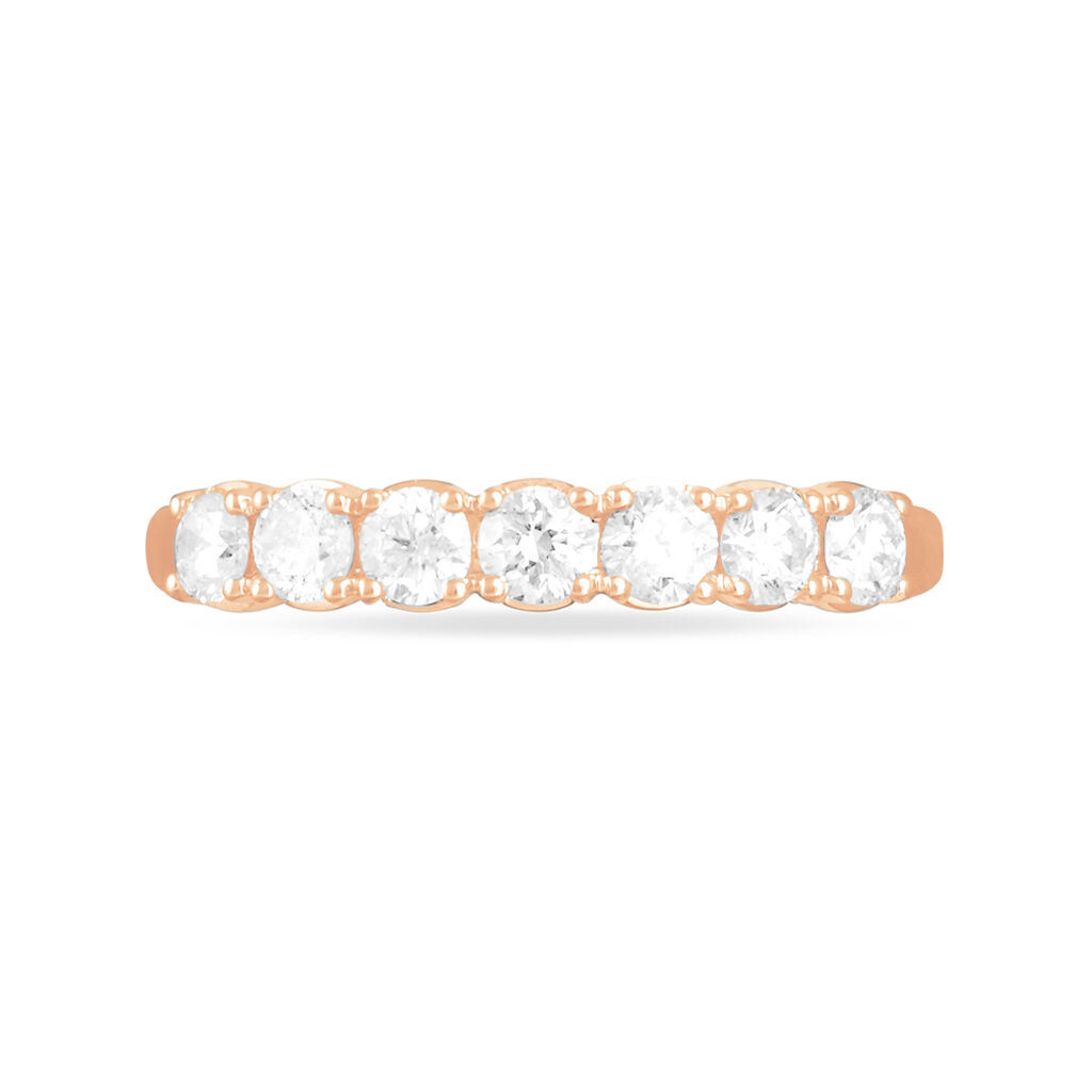 Alliance Hera Or Rose Diamant - Spannringe Damen | OROVIVO