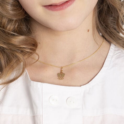 HALLIE ENGEL Kinder Anhänger Gold 375 (9 Karat) Engel - Schmuckanhänger Kinder | OROVIVO
