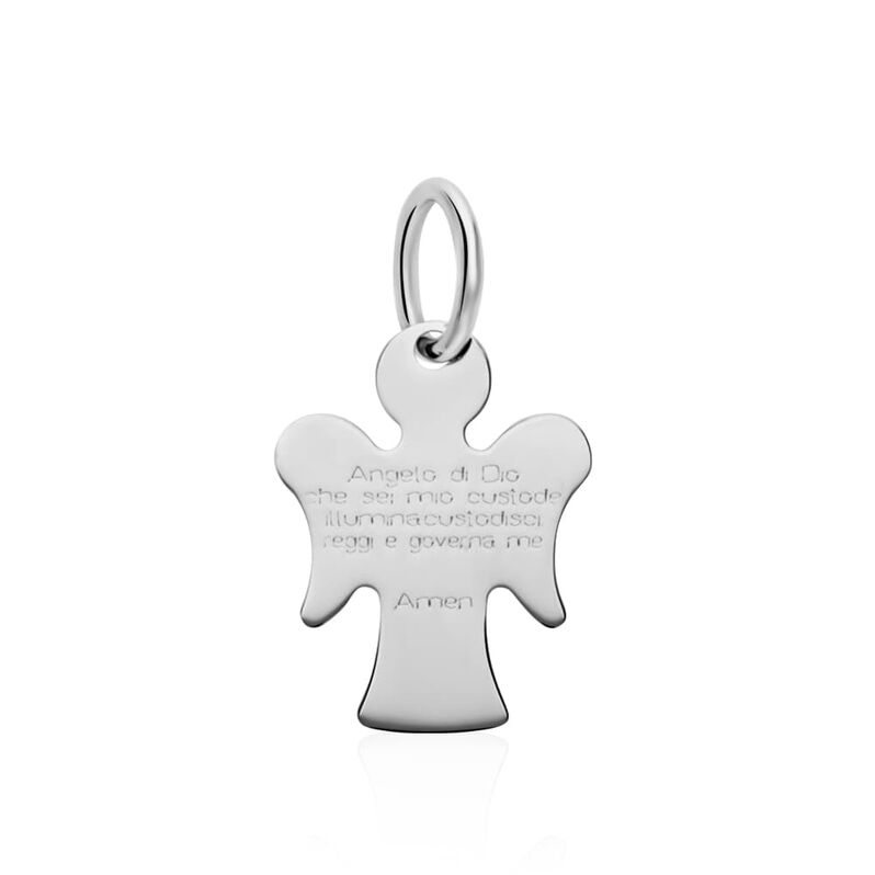Pendente Holy Oro Bianco - Spannringe Unisex | OROVIVO