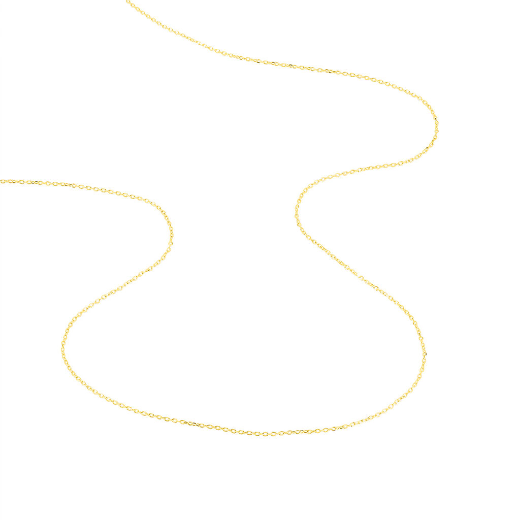 Damen Ankerkette Gold 375 Diamantiert  - Halsketten Damen | OROVIVO