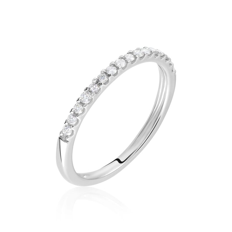 Bague Gizella Or Weiss Weiss Diamant - Spannringe Damen | OROVIVO