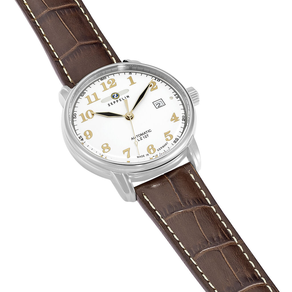 Zeppelin Herrenuhr Graf 7656-1 Automatik - Armbanduhren Herren | OROVIVO