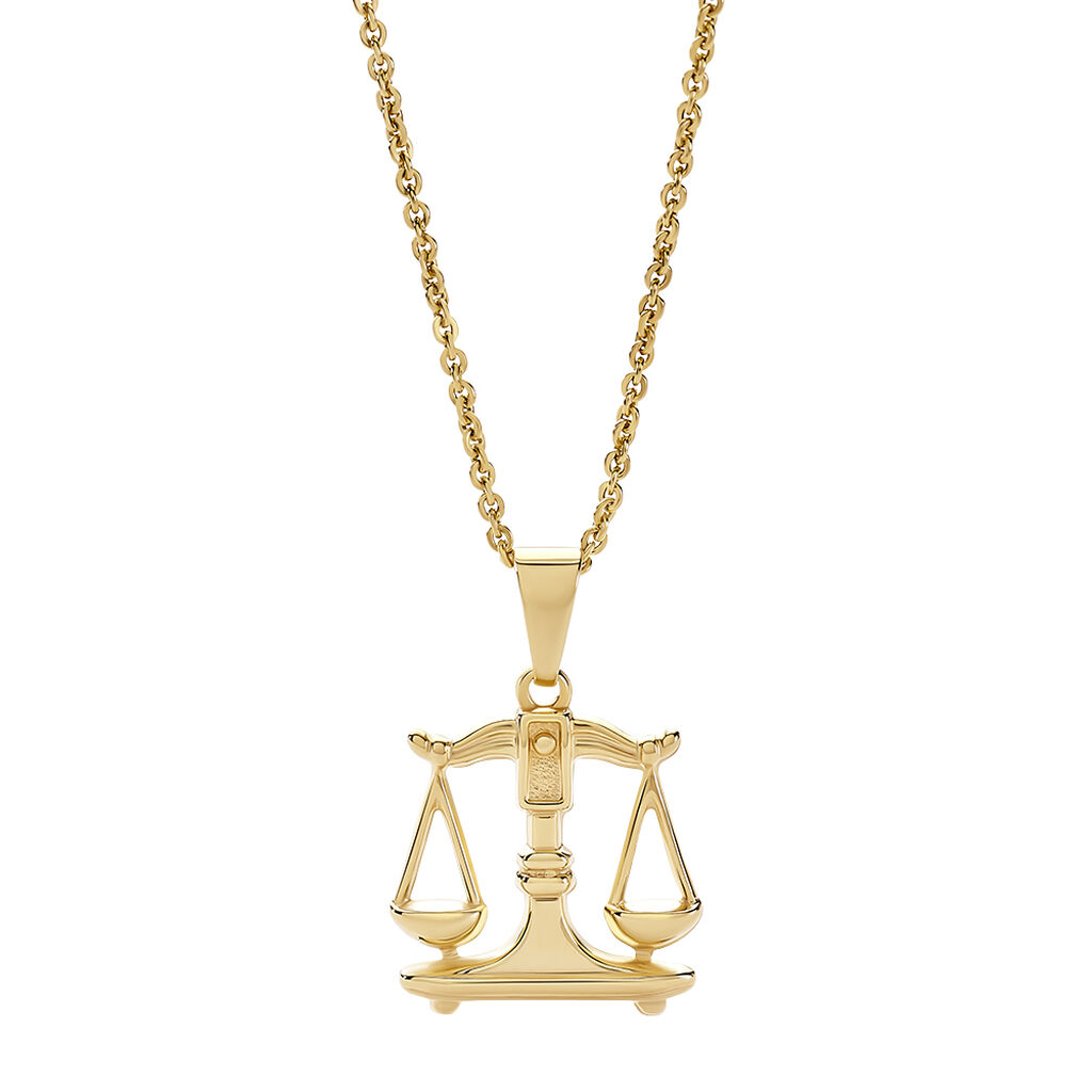 ASTRO Unisex Anh&auml;nger Gold 375 (9 Karat) Sternzeichen-Wassermann