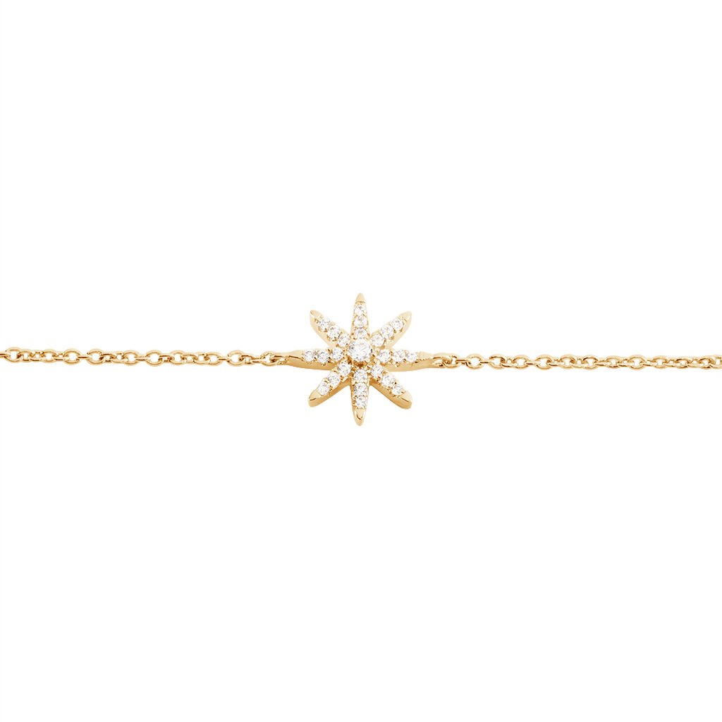 Bracelet Plaque Or Marcellina Oxyde - Spannringe Damen | OROVIVO