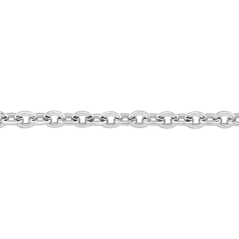 Damen Ankerkette Weißgold 375  - Halsketten Damen | OROVIVO