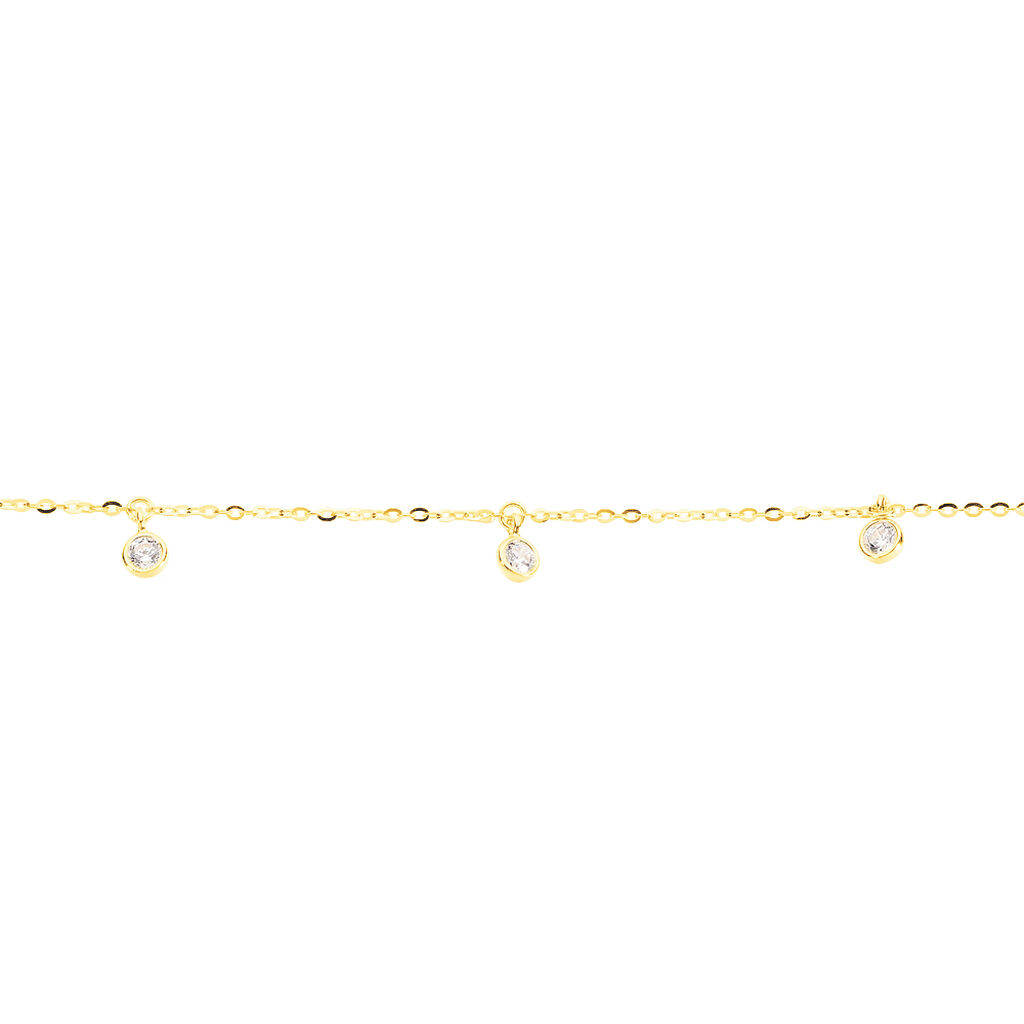 TALILA 1 Damen Armband Gold 375 (9 Karat) Zirkonia Wei&szlig; 0,11 ct