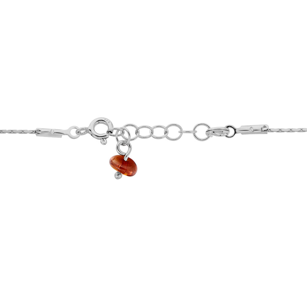 Bracelet Solene Argent Rhodie Ambre - Spannringe Damen | OROVIVO