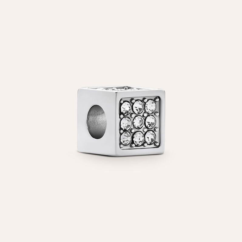 Bead Essential Code Acciaio Cristallo - Spannringe Herren | OROVIVO