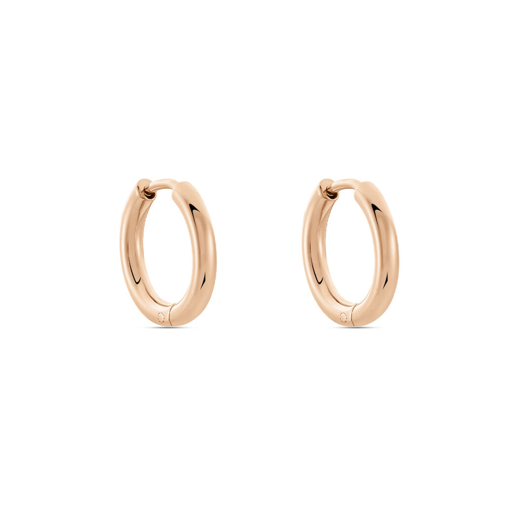Damen Creolen Titan rosevergoldet Sierra   - Creolen Damen | OROVIVO