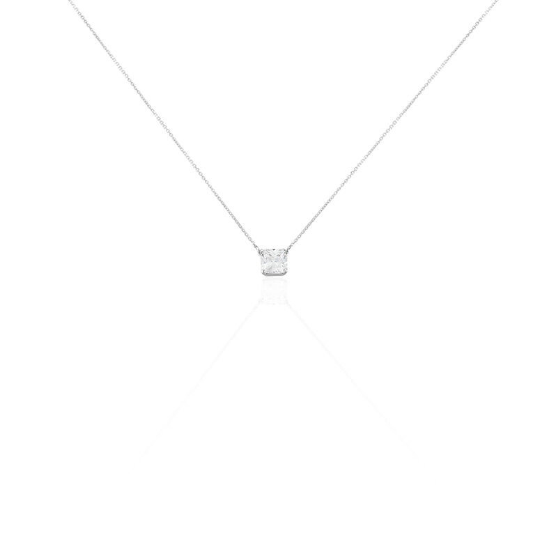 Collier Naziha Or Blanc Oxyde De Zirconium - Spannringe Damen | OROVIVO