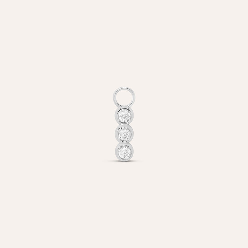 Charm Trilogy Silver Moments Argento Rodiato Cubic Zirconia - Spannringe Damen | OROVIVO
