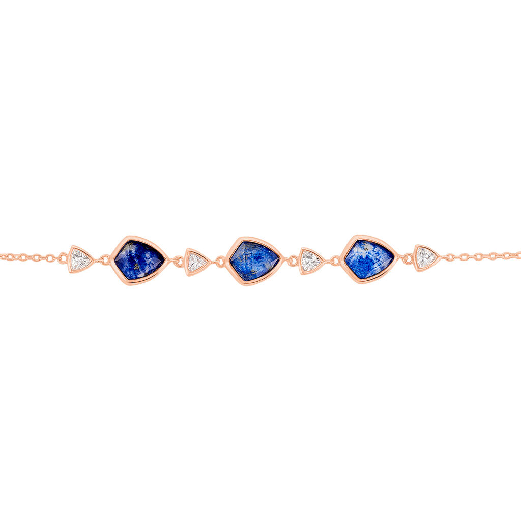 Damenarmband Silber 925 Rosé Vergoldet Zirkonia - Armbänder mit Anhänger Damen | OROVIVO