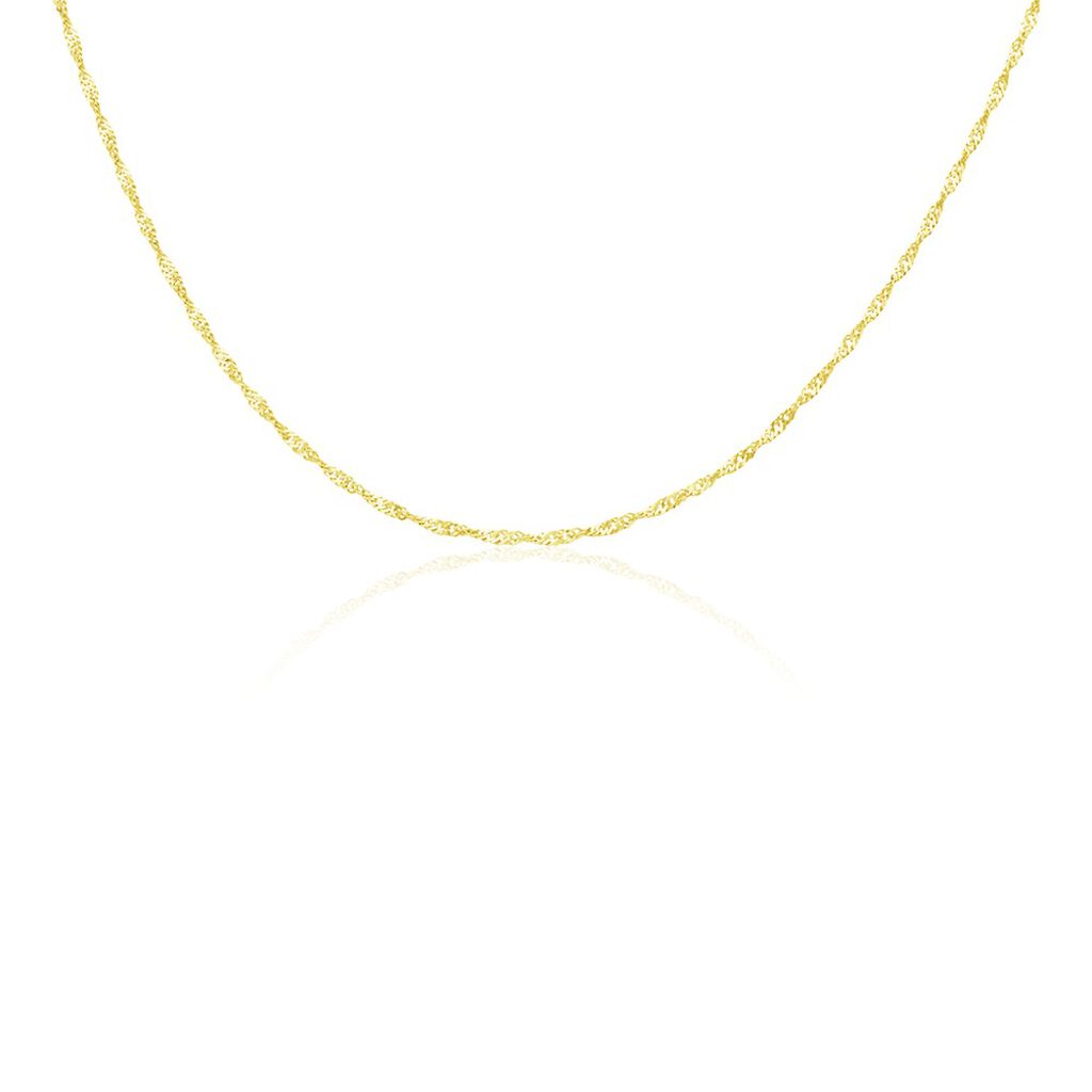 Damen Singapurkette Gold 375  - Halsketten Damen | OROVIVO