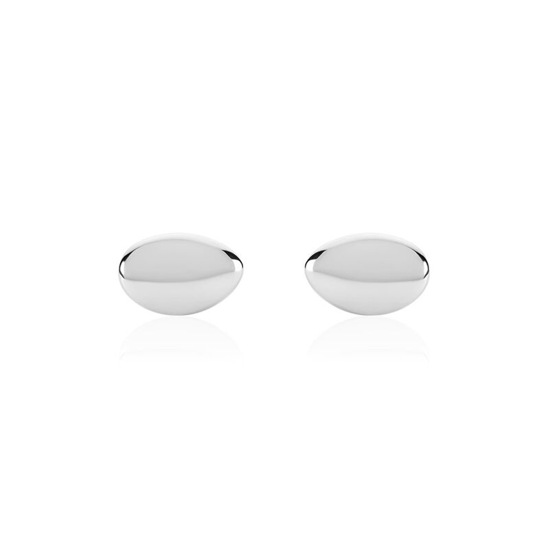 ELANI Damen Ohrstecker Silber 925 Oval - Ohrstecker Damen | OROVIVO