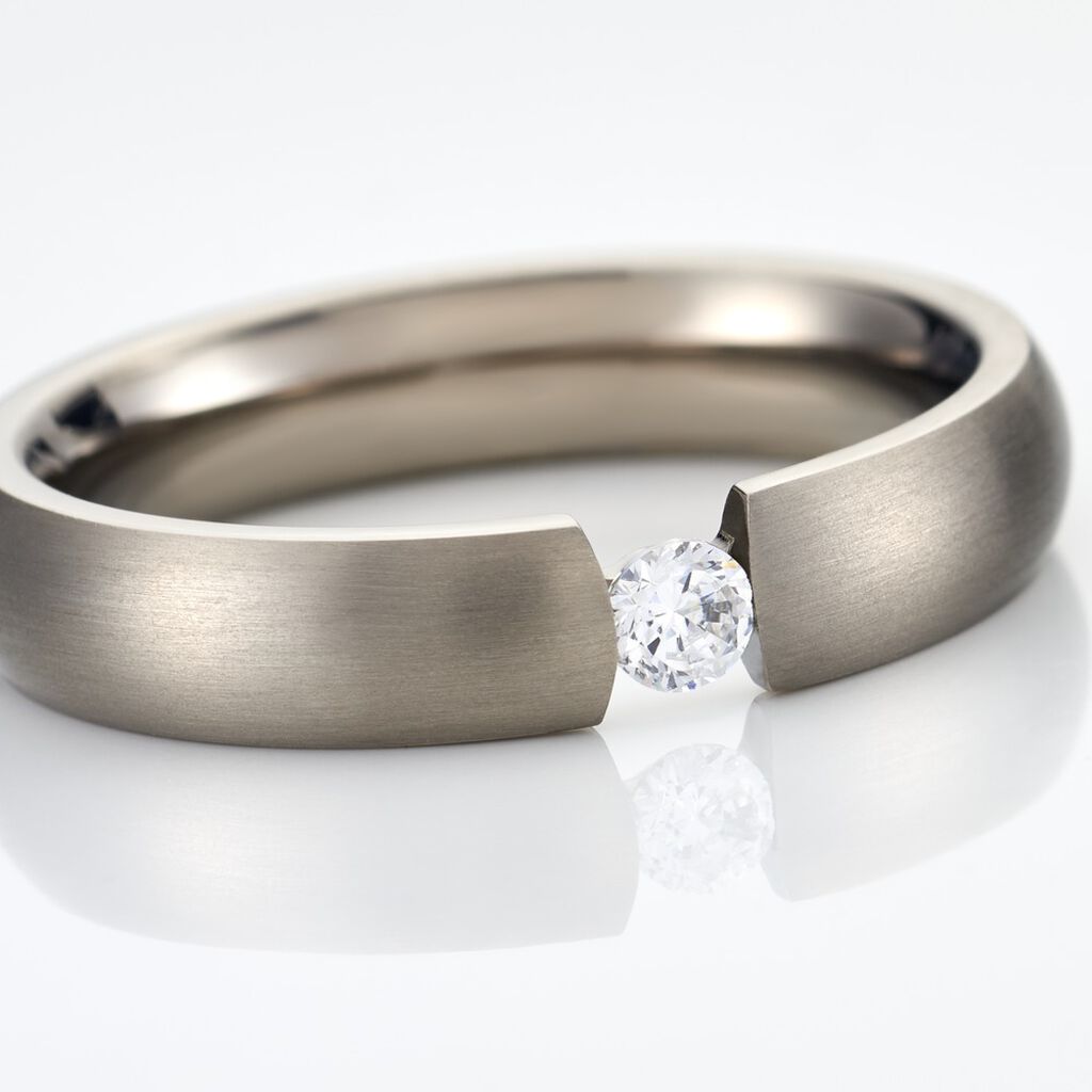 Damen Ring Titan Zirkonia Molly 4,50mm  - Ringe mit Stein Damen | OROVIVO