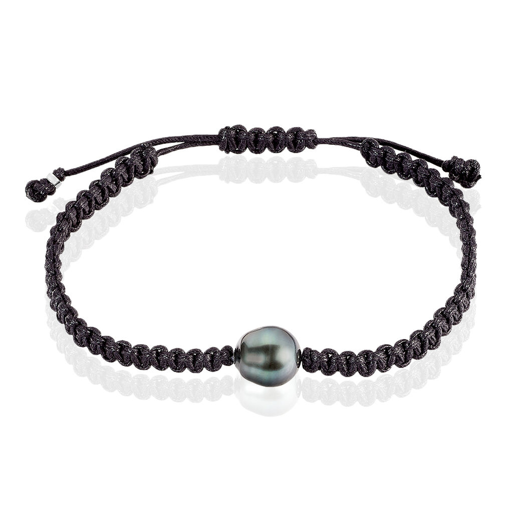Bracelet Or Gris  Et Perle - Spannringe Damen | OROVIVO