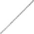 TUULI Damen Armband Edelstahl Kristall Wei&szlig; B 2 mm