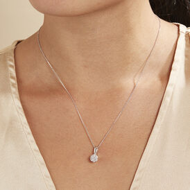 Anhänger Weißgold 750 Diamanten 0,27ct - Schmuckanhänger Damen | OROVIVO