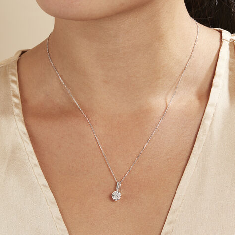 Anhänger Weißgold 750 Diamanten 0,27ct - Schmuckanhänger Damen | OROVIVO