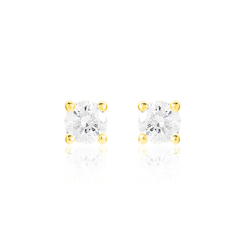 Damen Ohrstecker Gold 375 Diamant 0,15ct Victoria  - Ohrstecker Damen | OROVIVO