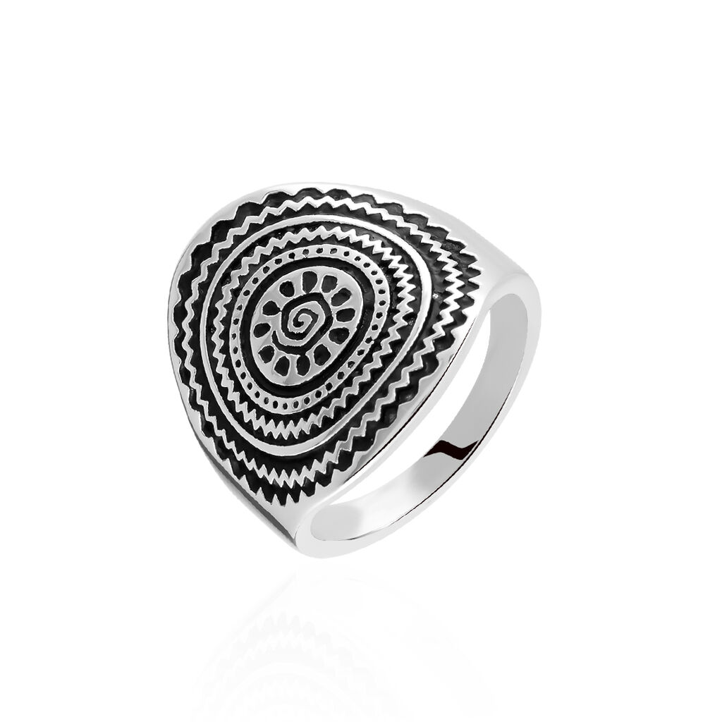 MERIDA Damen Ring Silber 925 Rosette, Ring ohne Stein