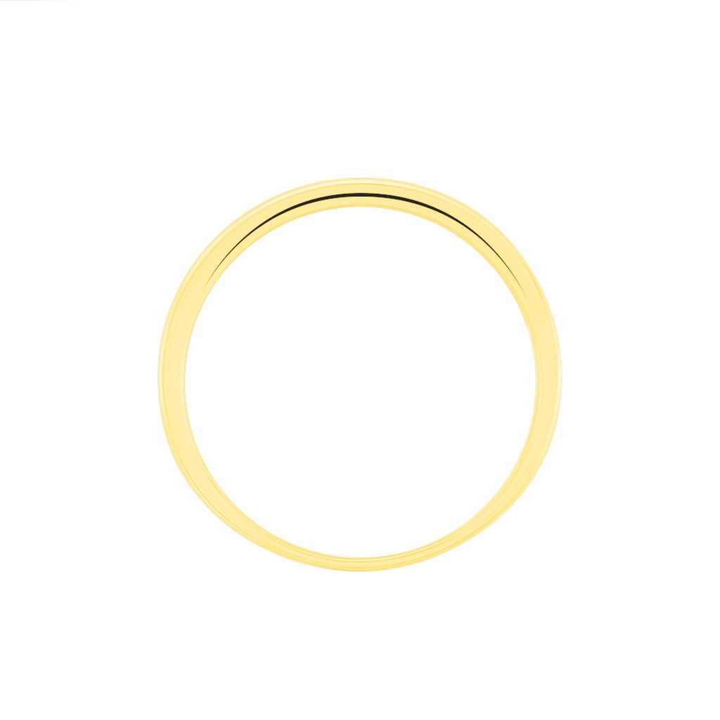 Vienna Damen Ring Gold 375 (9 Karat) Diamant Wei&szlig; 0,03 ct Viereck B 5 mm