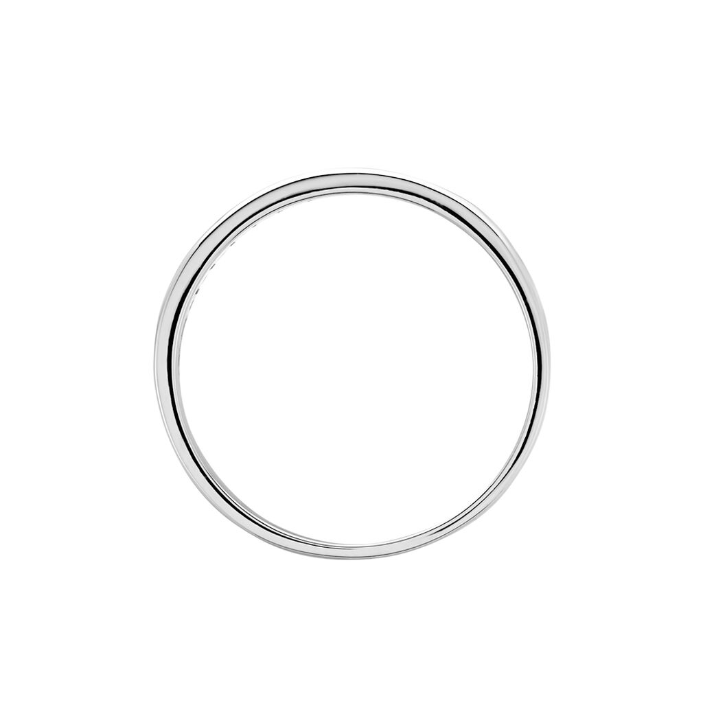 MEMO JATA Damen Ring Wei&szlig;gold 585 (14 Karat) Diamant Wei&szlig; 0,160 ct