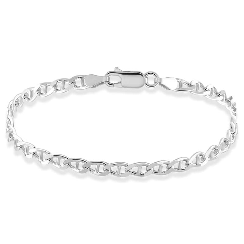 Bracciale in argento rodiato - Spannringe Herren | OROVIVO