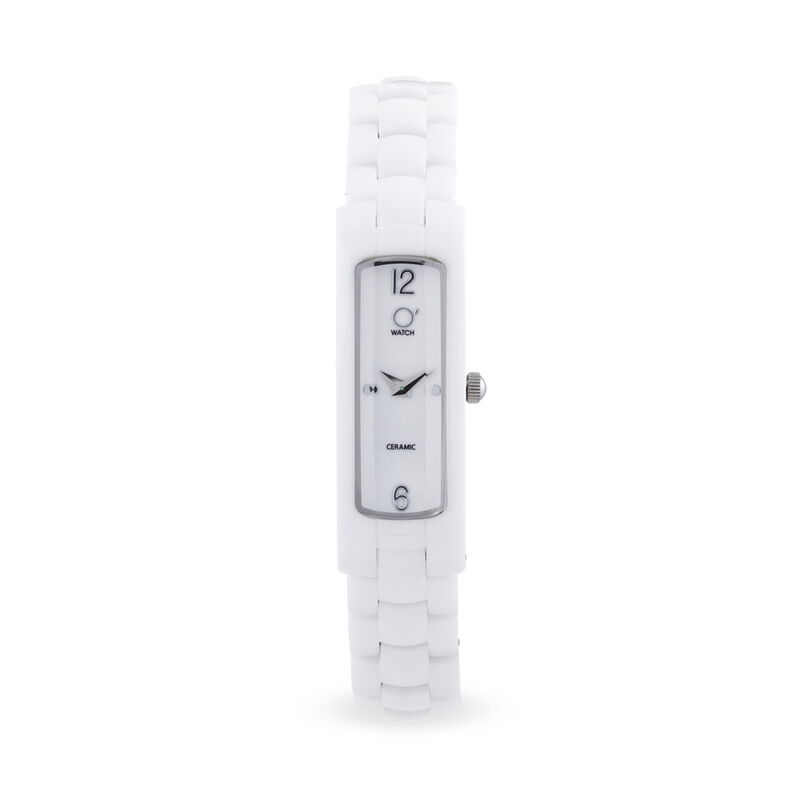 Montre O'watch Ceramique Blanc - Spannringe Damen | OROVIVO