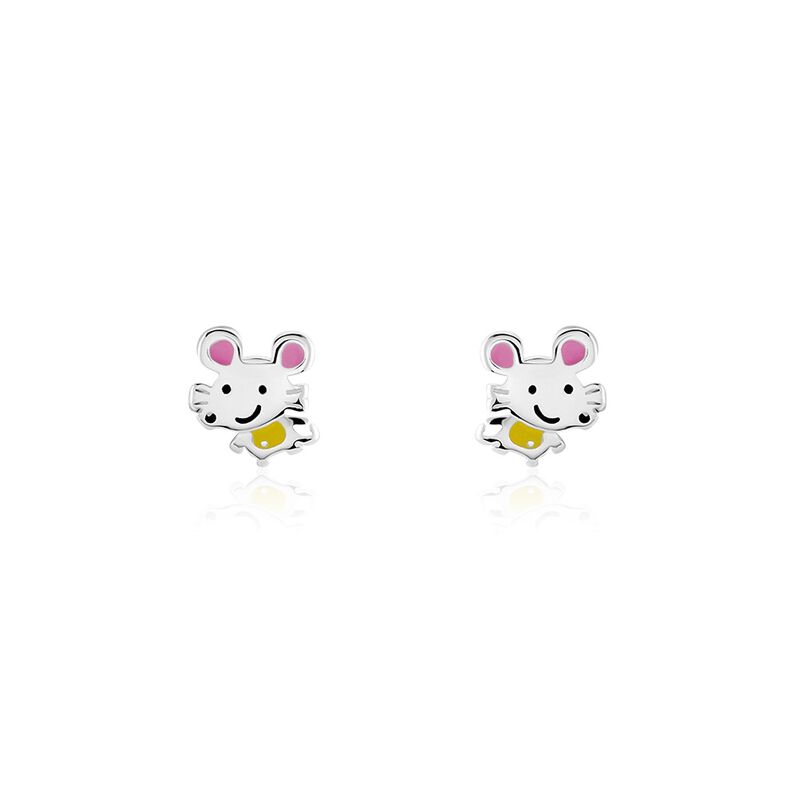 Kinder Ohrstecker Silber 925 Maus Xyla  - Ohrstecker Kinder | OROVIVO