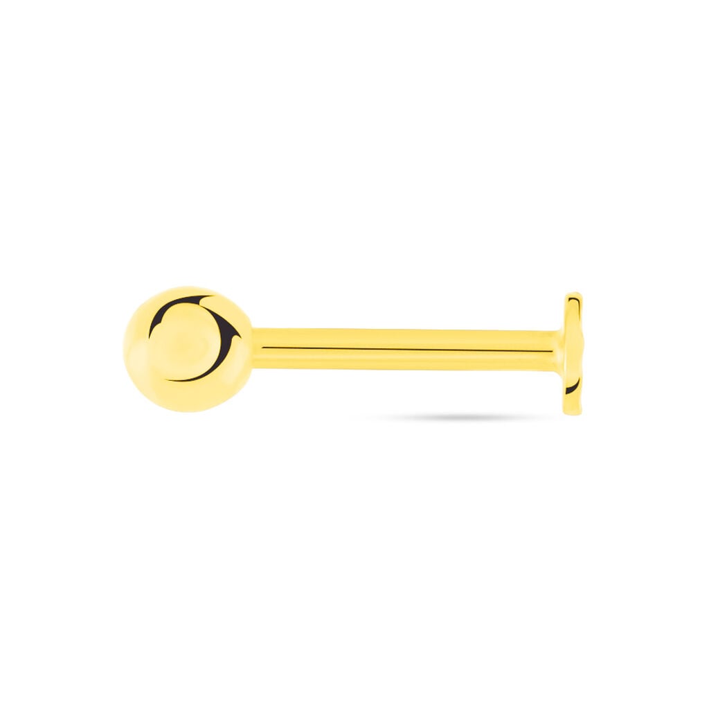 Piercing D'oreilles Or Jaune Joanina Boule