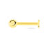 Piercing D'oreilles Or Jaune Joanina Boule
